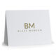 Epic Initials Folded Note Cards - Letterpress Image 3 of 3